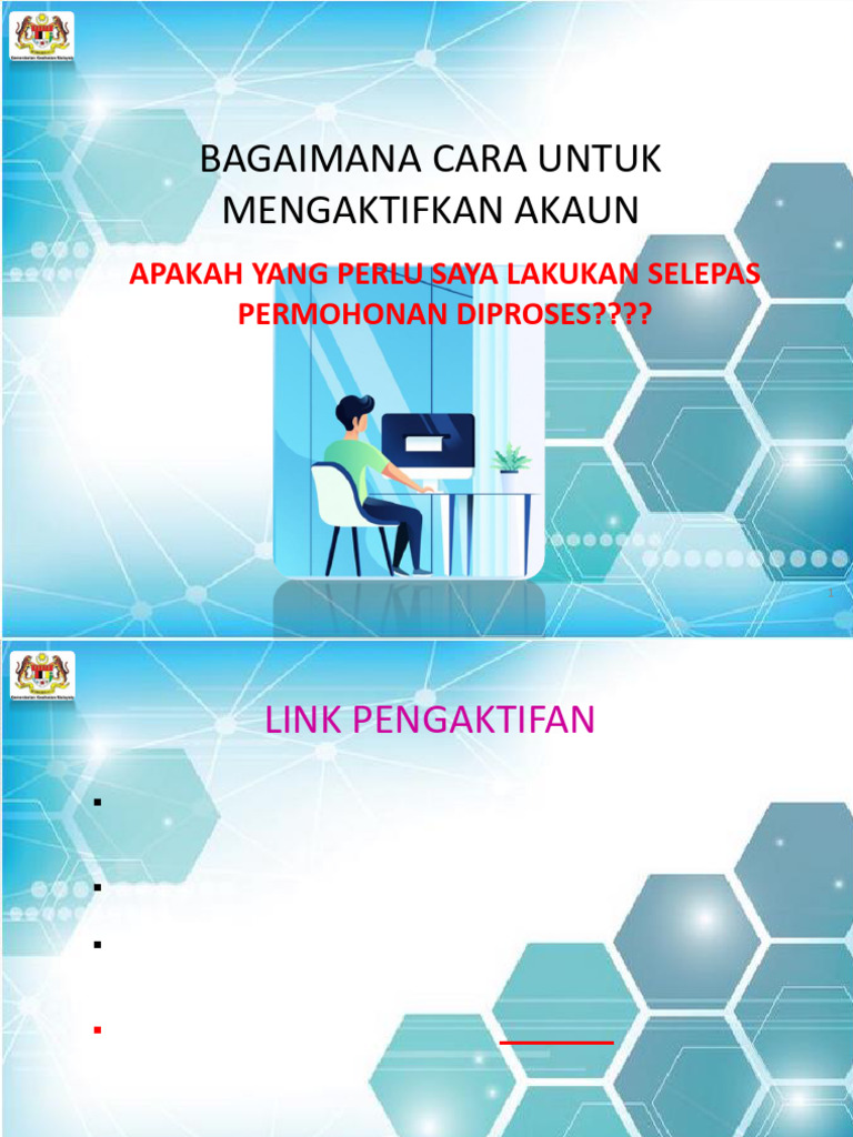 Panduan Aktifkan Akaun MyHDW Menggunakan MiTCK Terkini | PDF