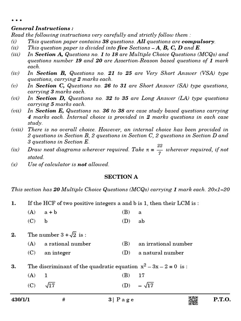 430 1 1 Mathematics Basic Pyq 2025 | PDF | Area | Sphere