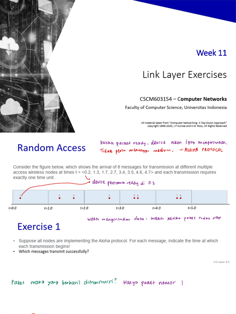 Link Layer Exercise | PDF | Internet Protocols | Network Switch