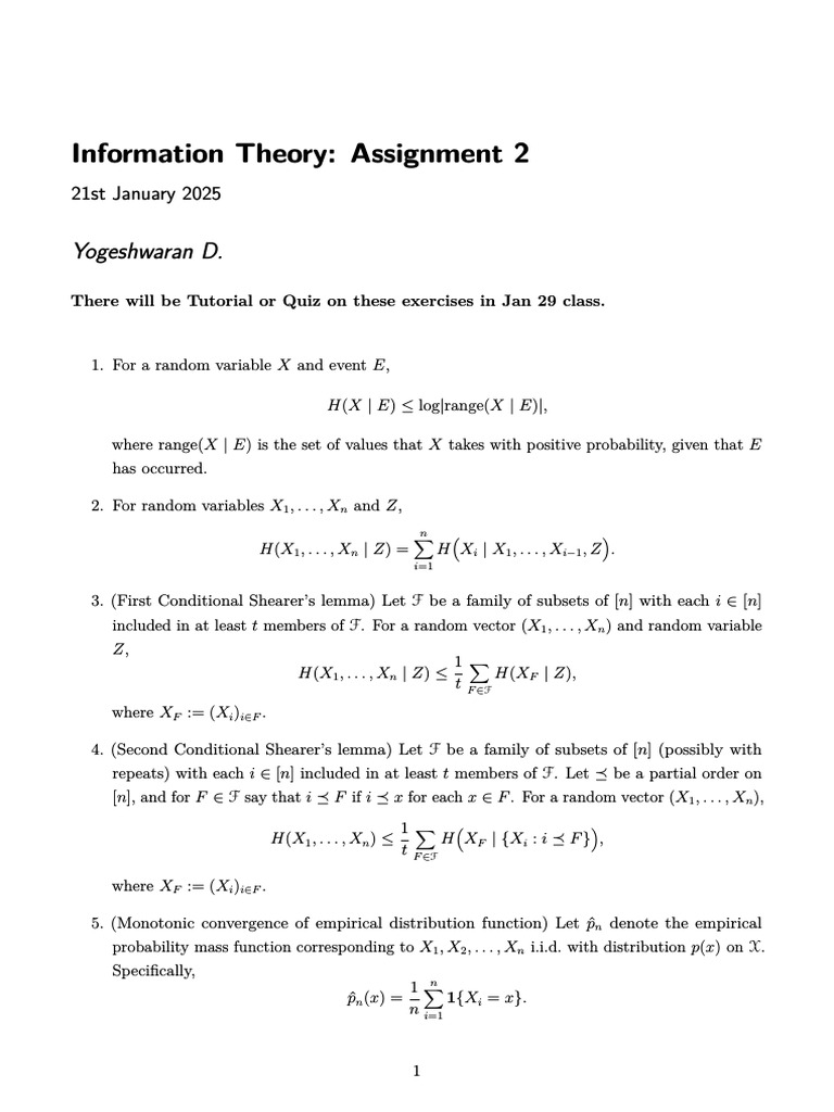 Assignment 2 | PDF | Markov Chain | Mathematics