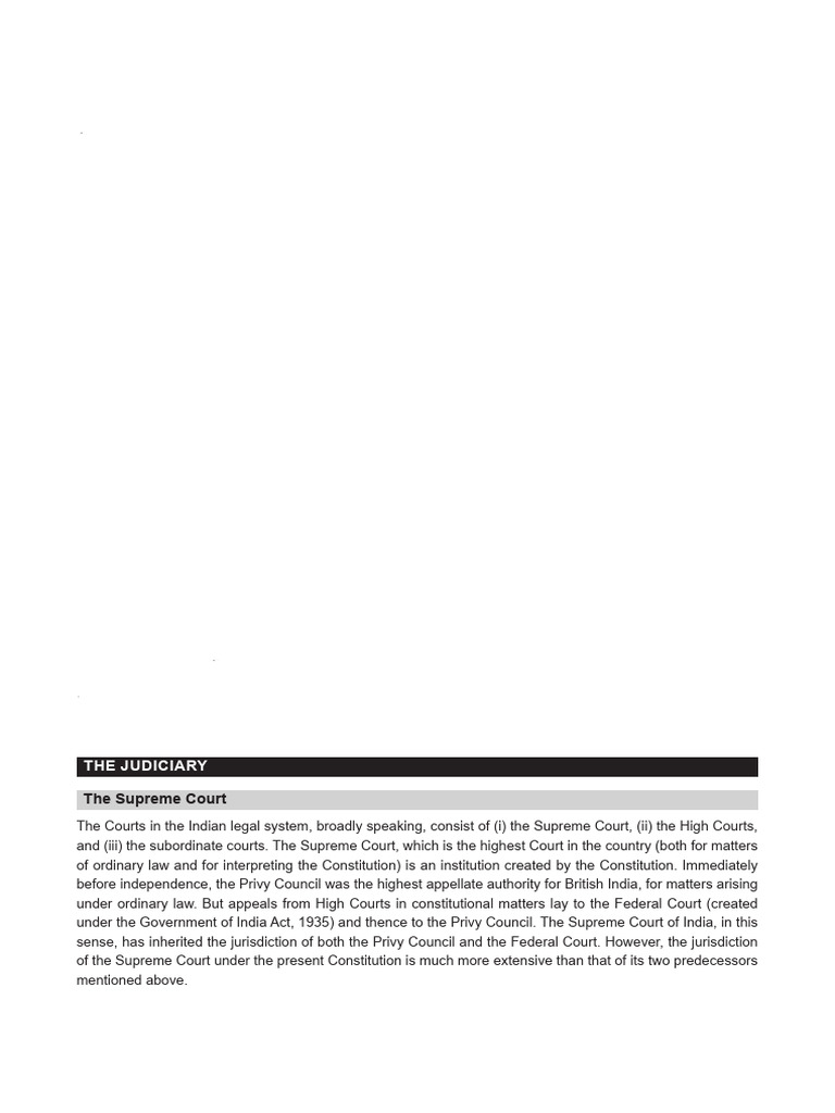 Judiciary and Writs Notes | PDF | Writ Of Prohibition | Mandamus