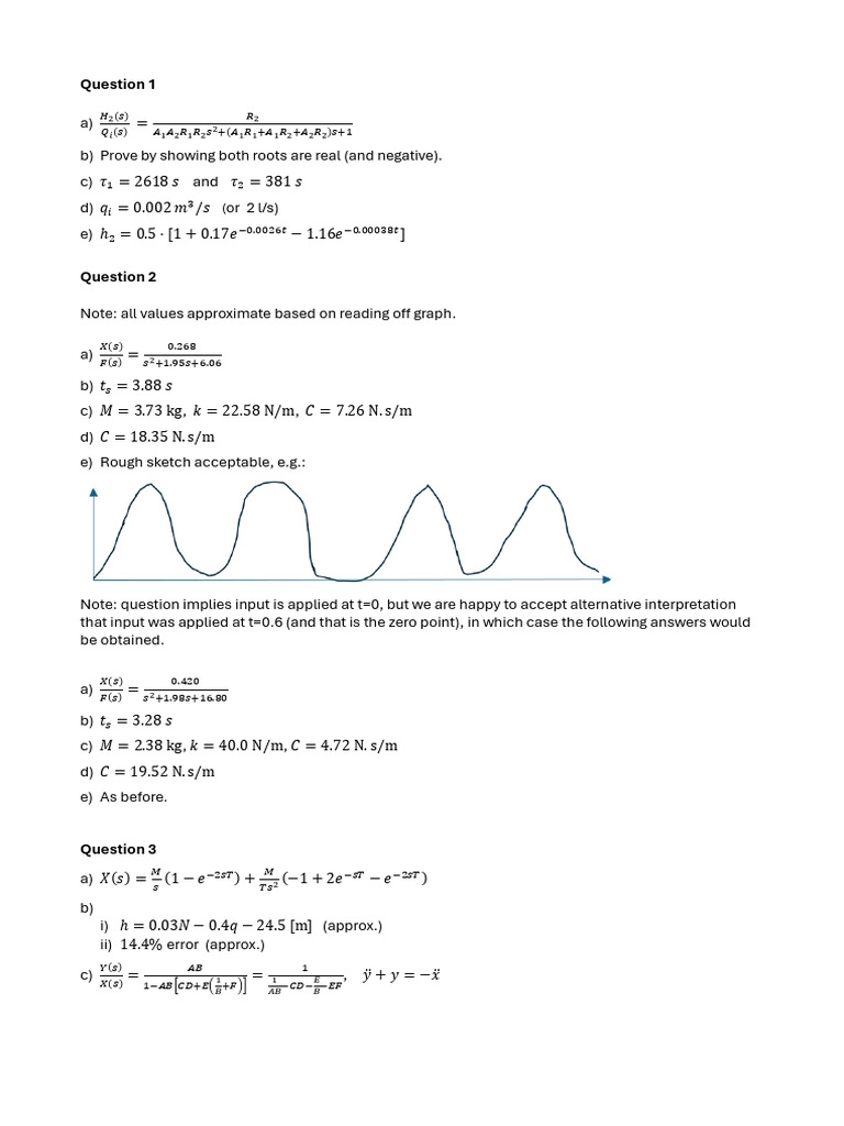 Midterm Exam Answers | PDF