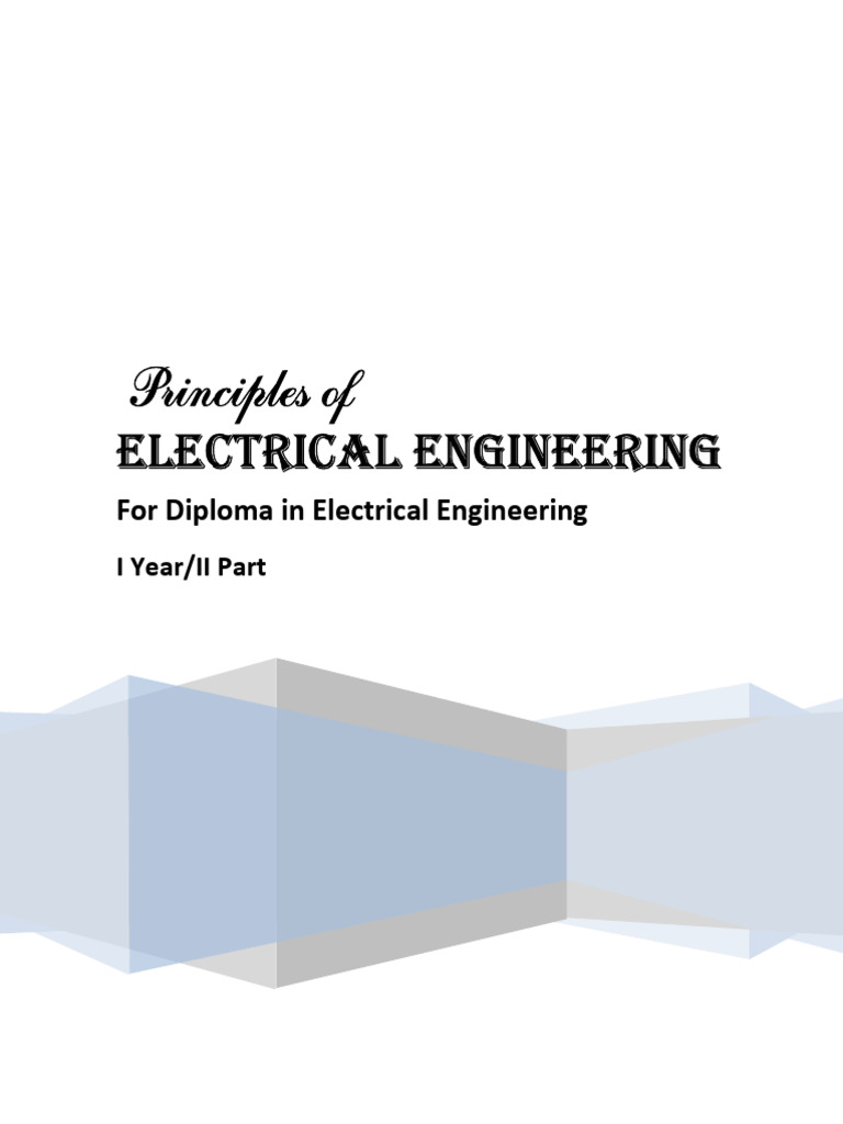 PEE Complete Note | PDF | Direct Current | Inductance