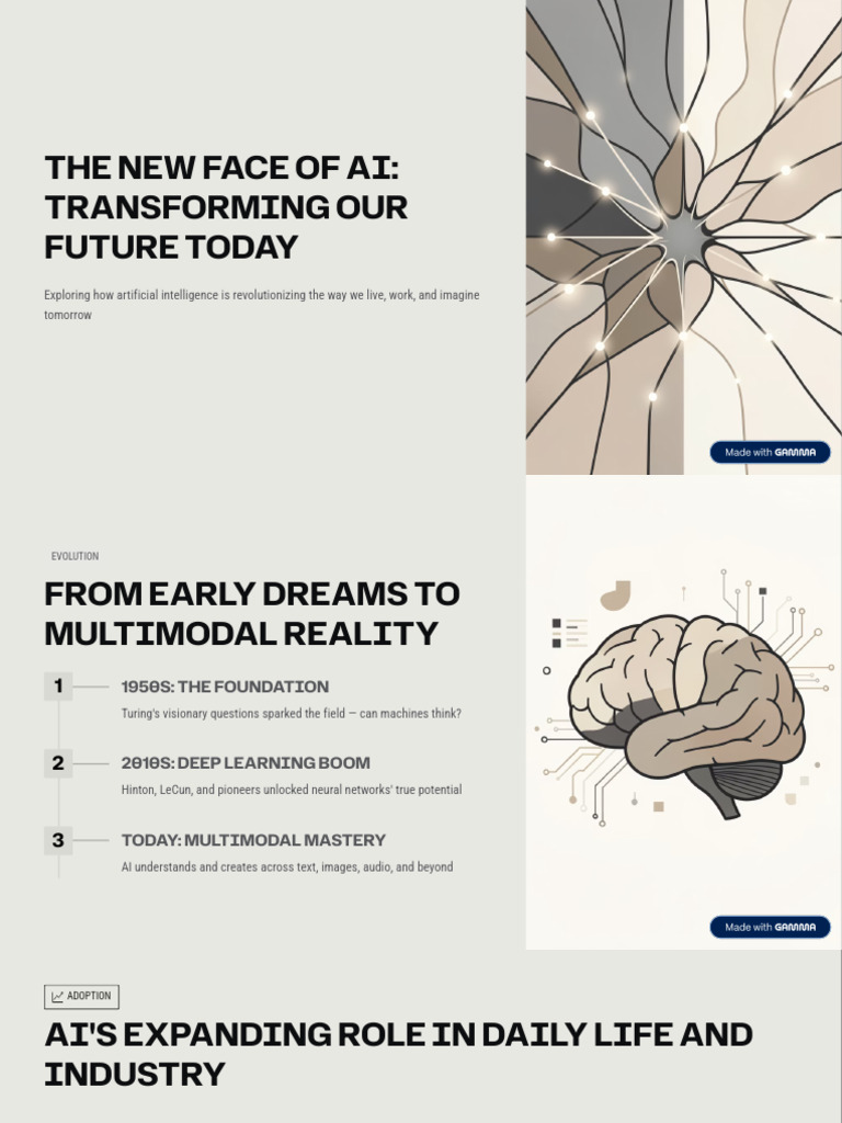 The New Face of AI Transforming Our Future Today | PDF | Artificial ...