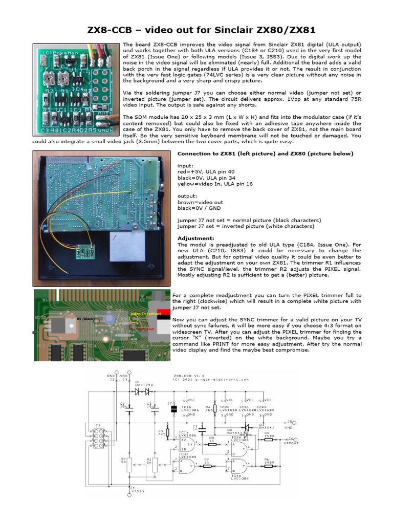 dino13ページ ZX8-CCB V13 Manual | PDF | Computer Monitor | Electrical Engineering