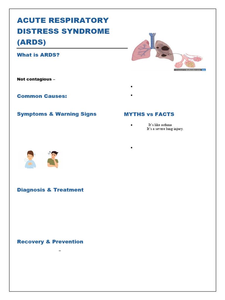 Acute Respiratory Distress Syndrome | PDF