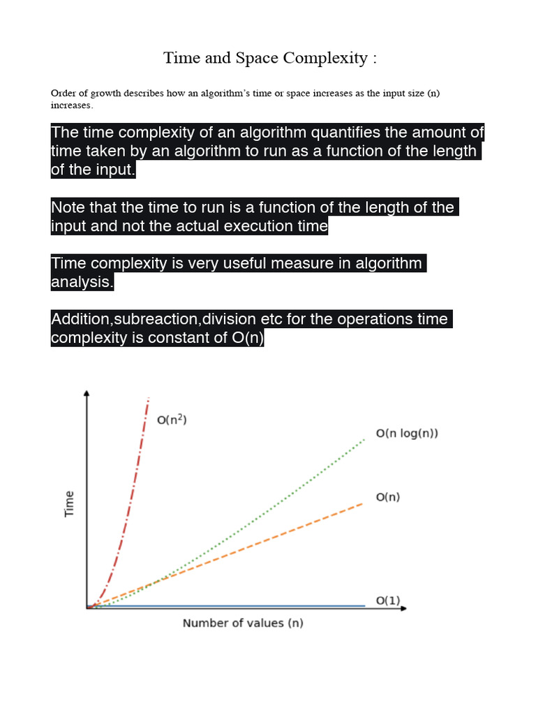 Time Complexity | PDF