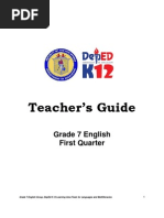 Download Tg First Quarter Grade 7 English by Eloisa A AQuiler SN98737068 doc pdf