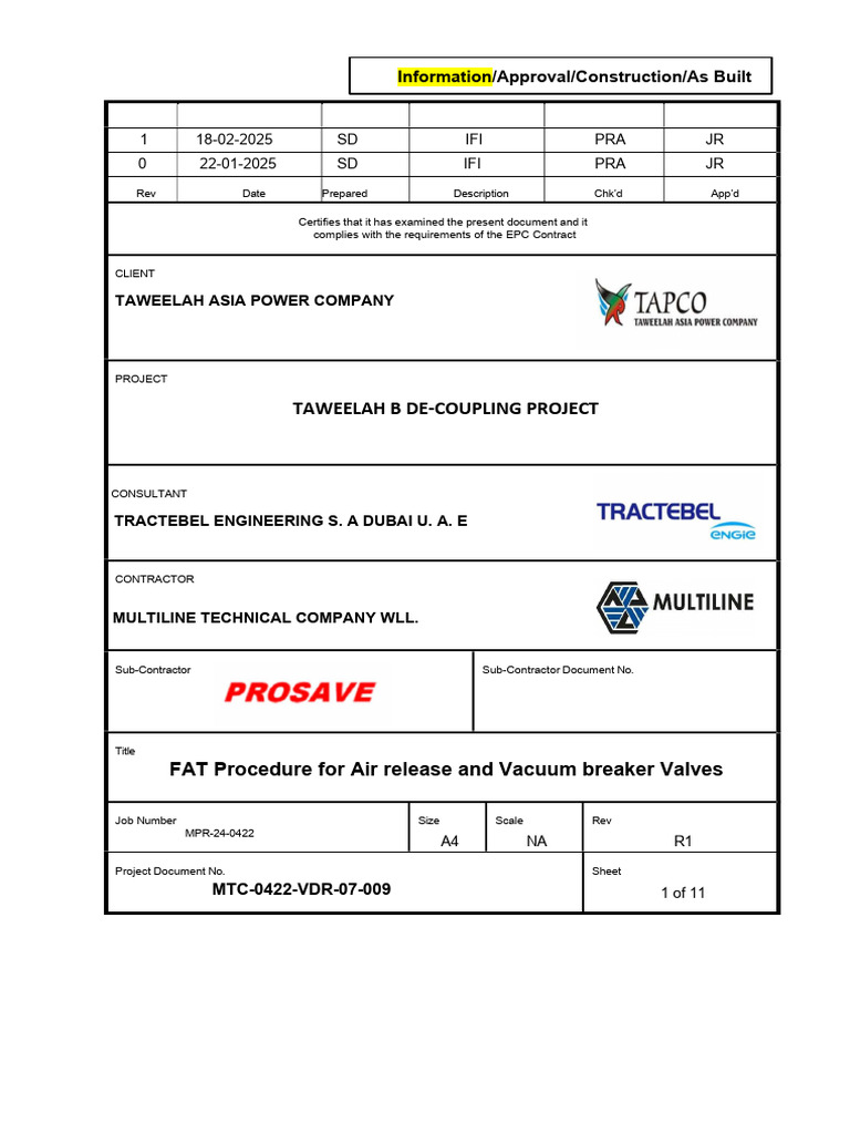 MTC 0422 VDR 07 009 - 01 | PDF | Leak | Valve