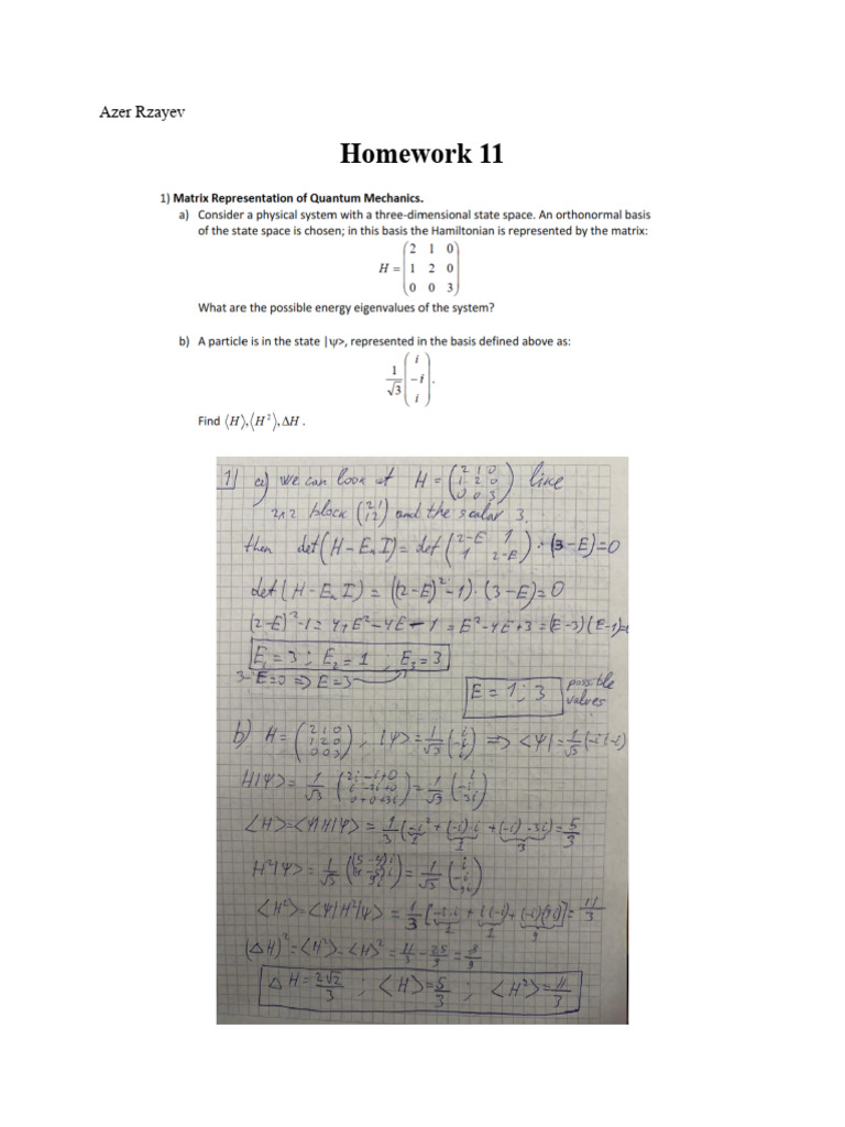 HW11 QM | PDF