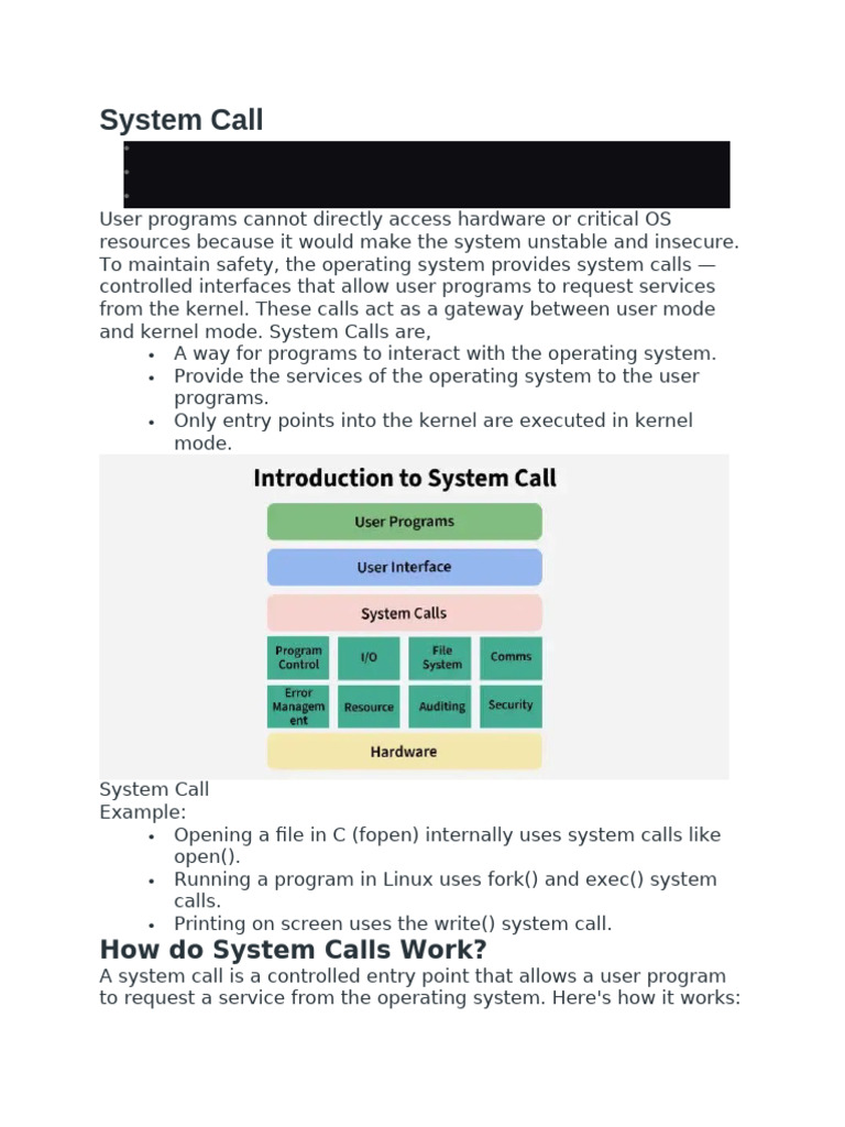 System Calls From Google | PDF | Operating System | Kernel (Operating ...