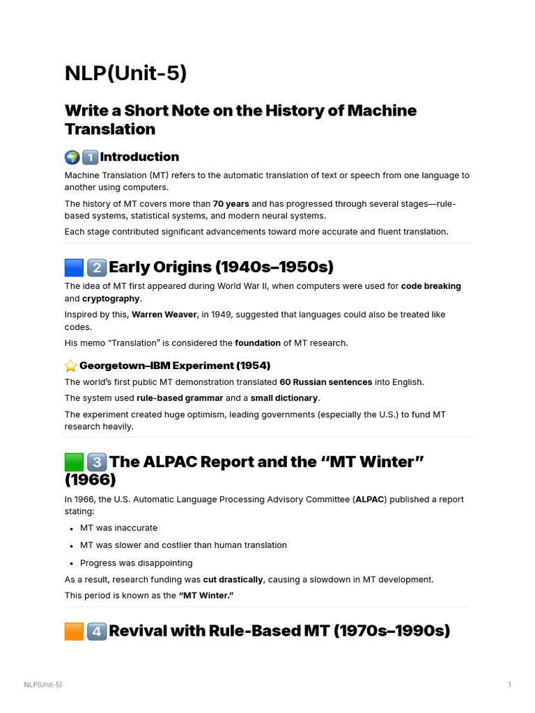 NLP (Unit 5) | PDF | Information Retrieval | Semantics