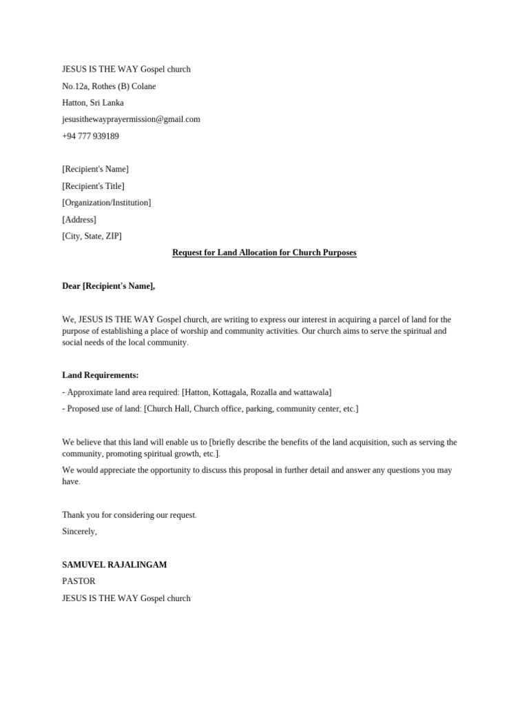 Letter Format | PDF