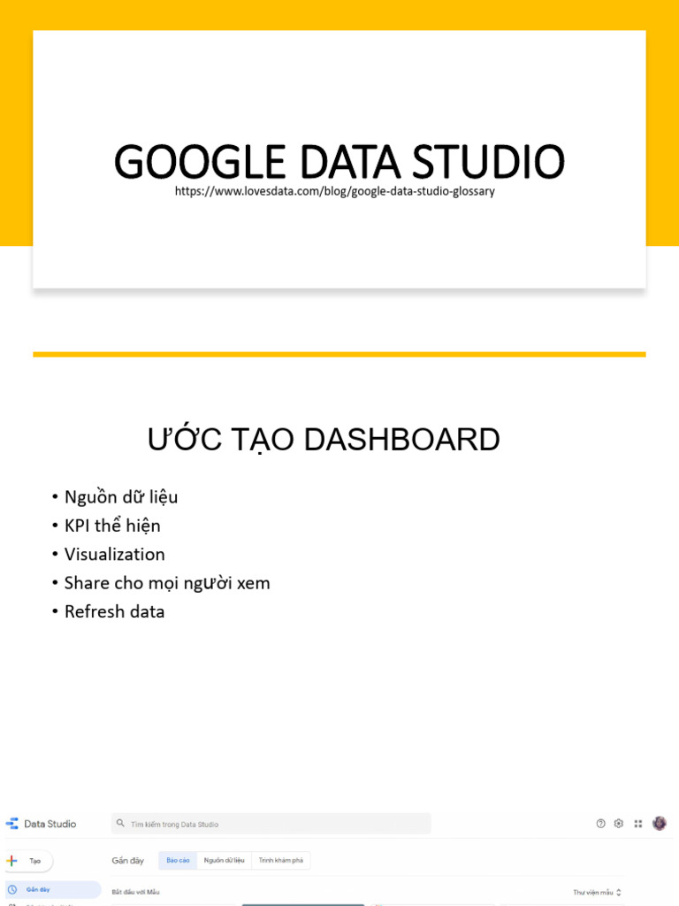 Google Data Studio | PDF
