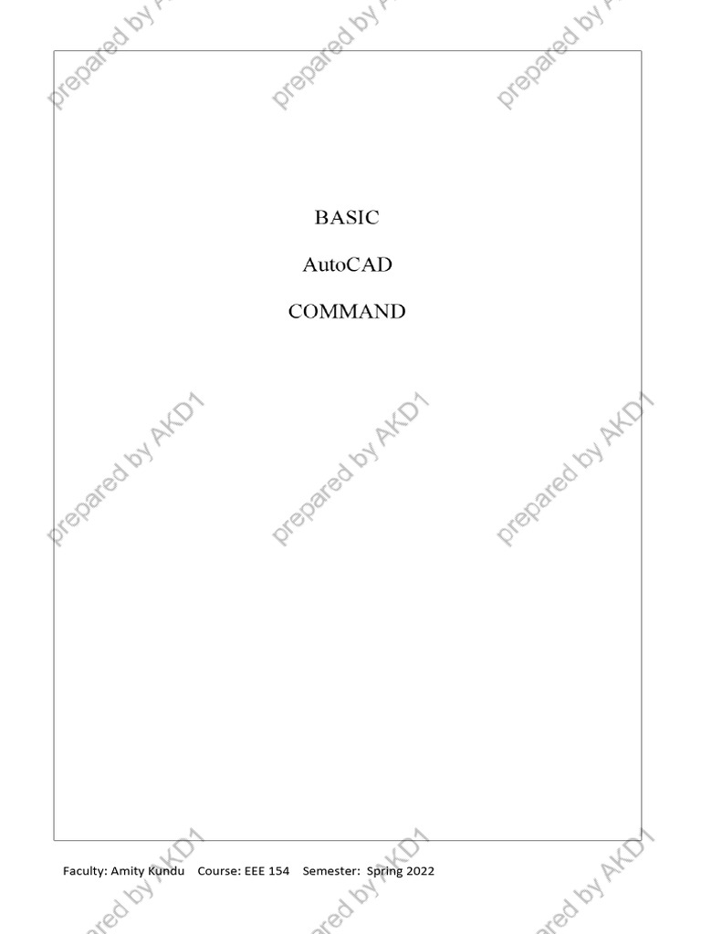 Basic Command | PDF