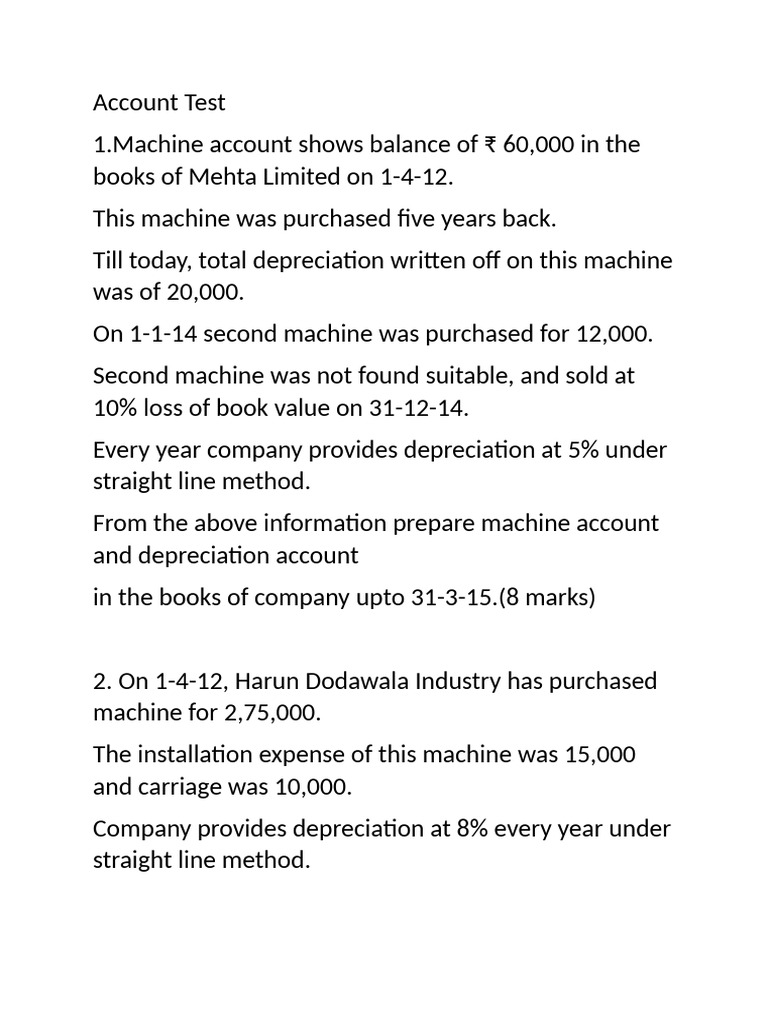 Account Test | PDF