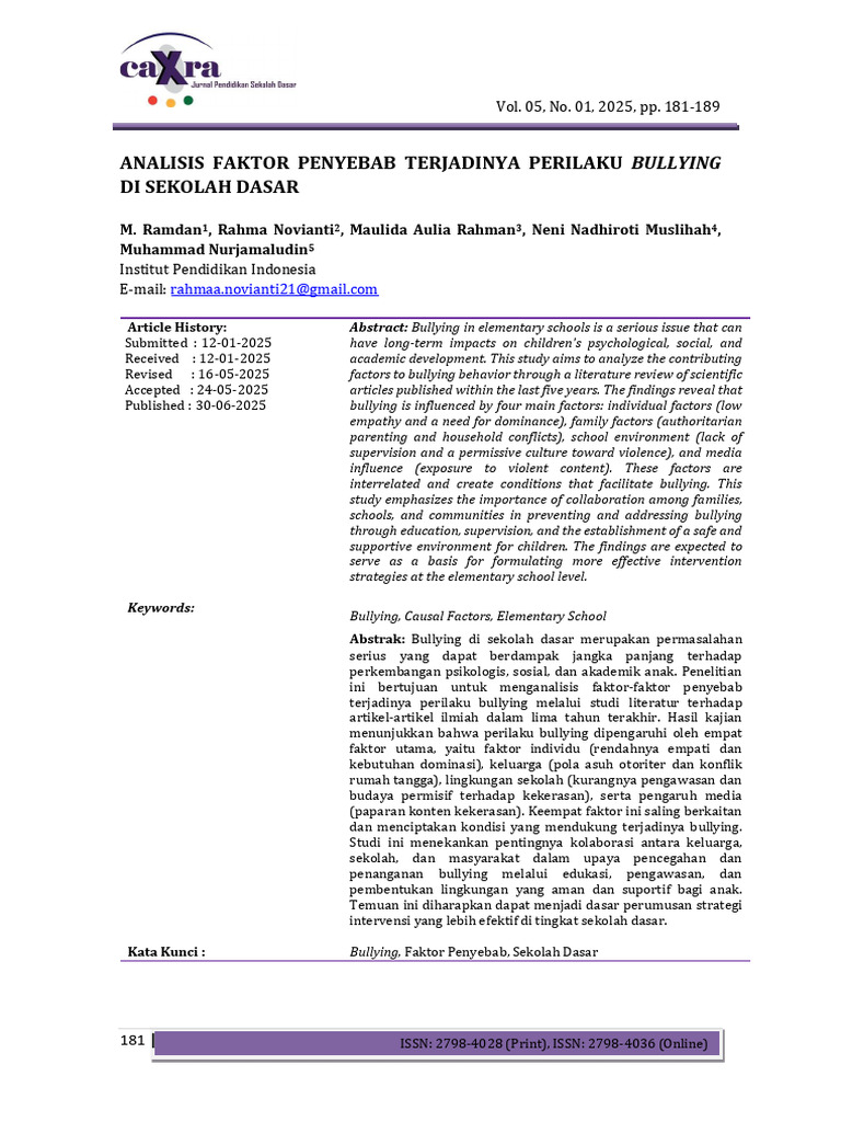 17.+Vol+5+No+1+Pp+181 189 Ramdan,+Novianti,+Alani,+&+Febrianti | PDF