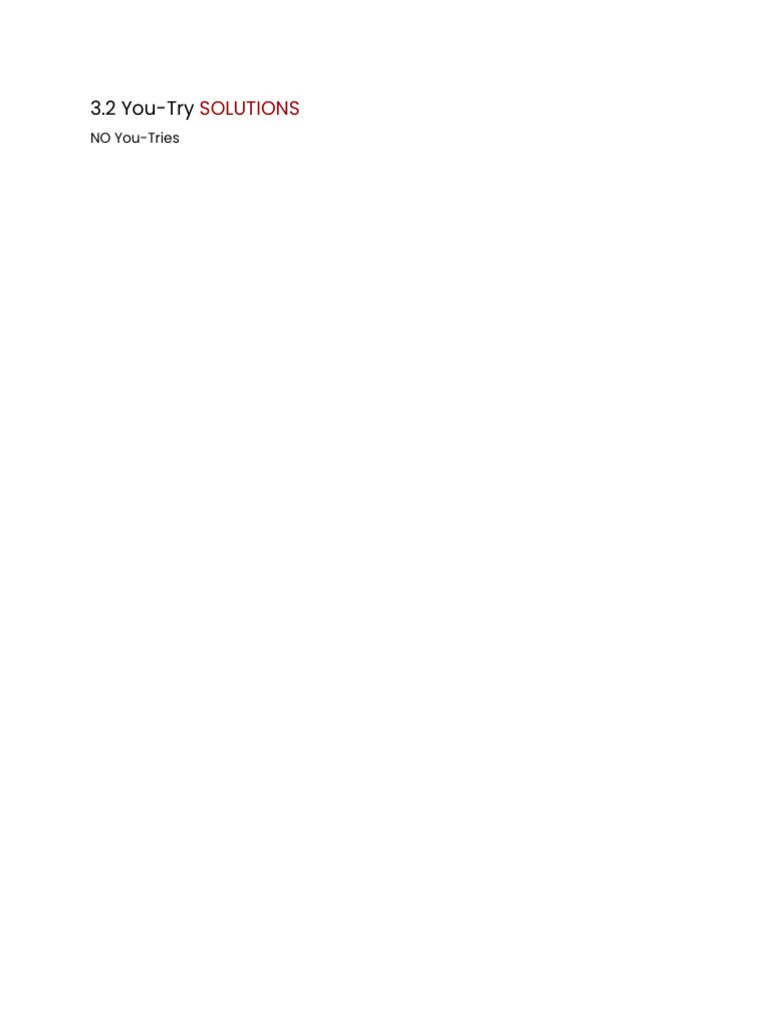 3.2 You-Try Solutions | PDF