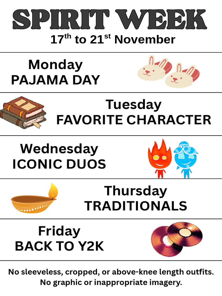 Spirit Week | PDF