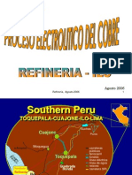 Electrorefinación Del Cobre y Tto Lodos