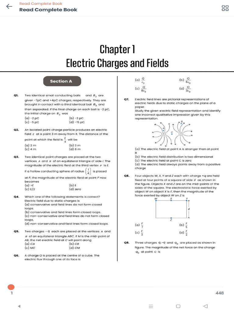 Class 12 Challenge 100 Physics | PDF