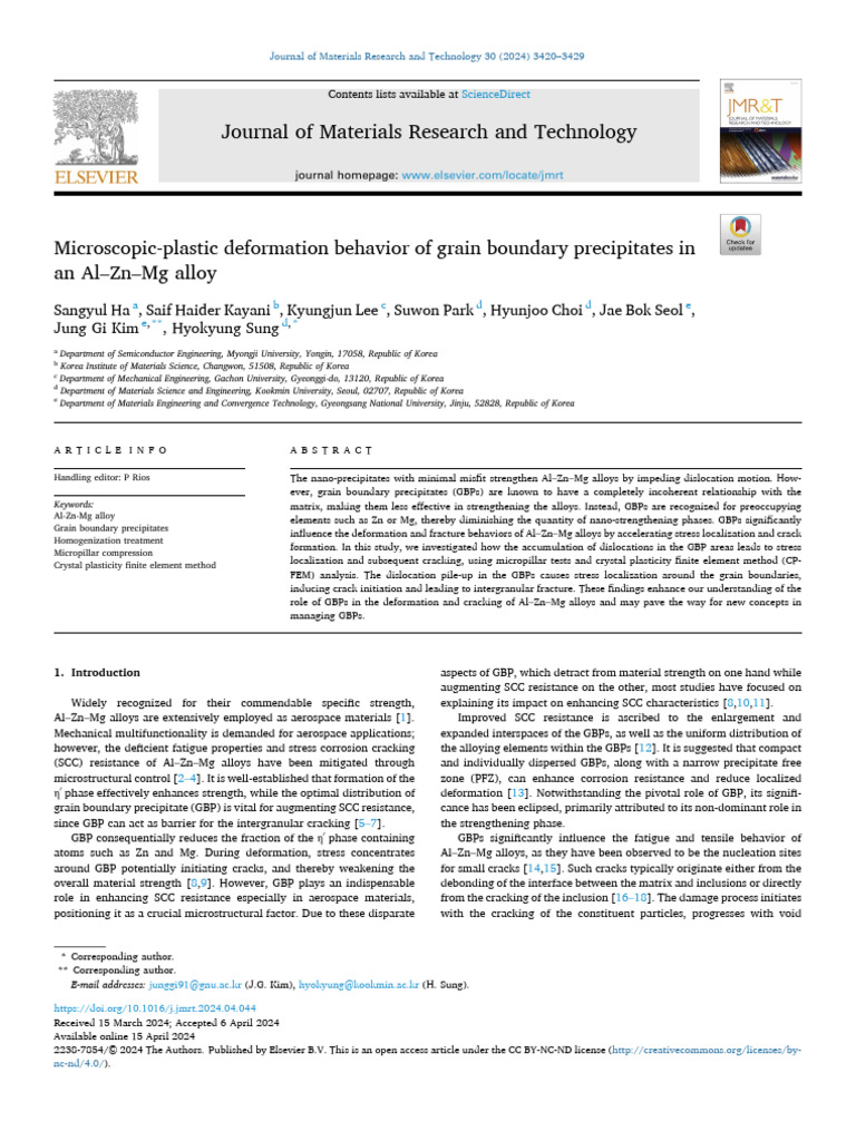 Microscopic-Plastic Deformation Behavior of Grain Boundary Precipitates ...