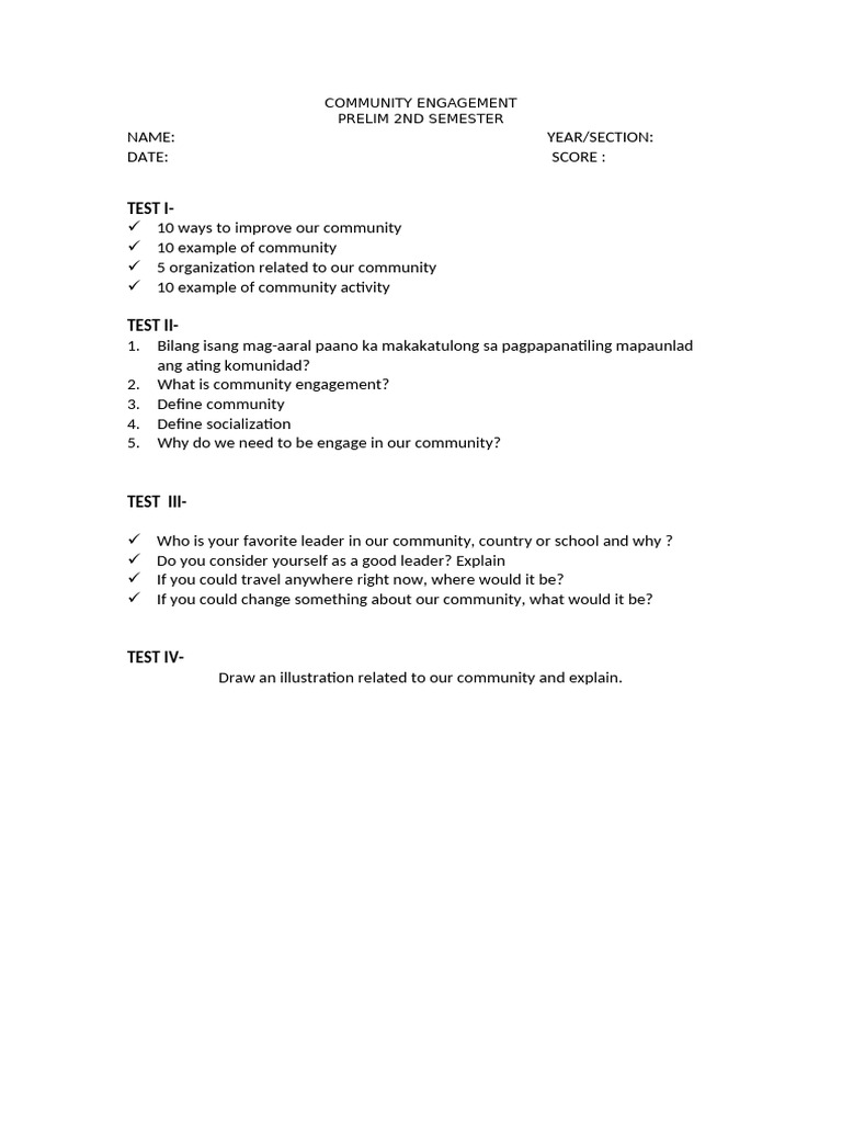 Community Engagement | PDF