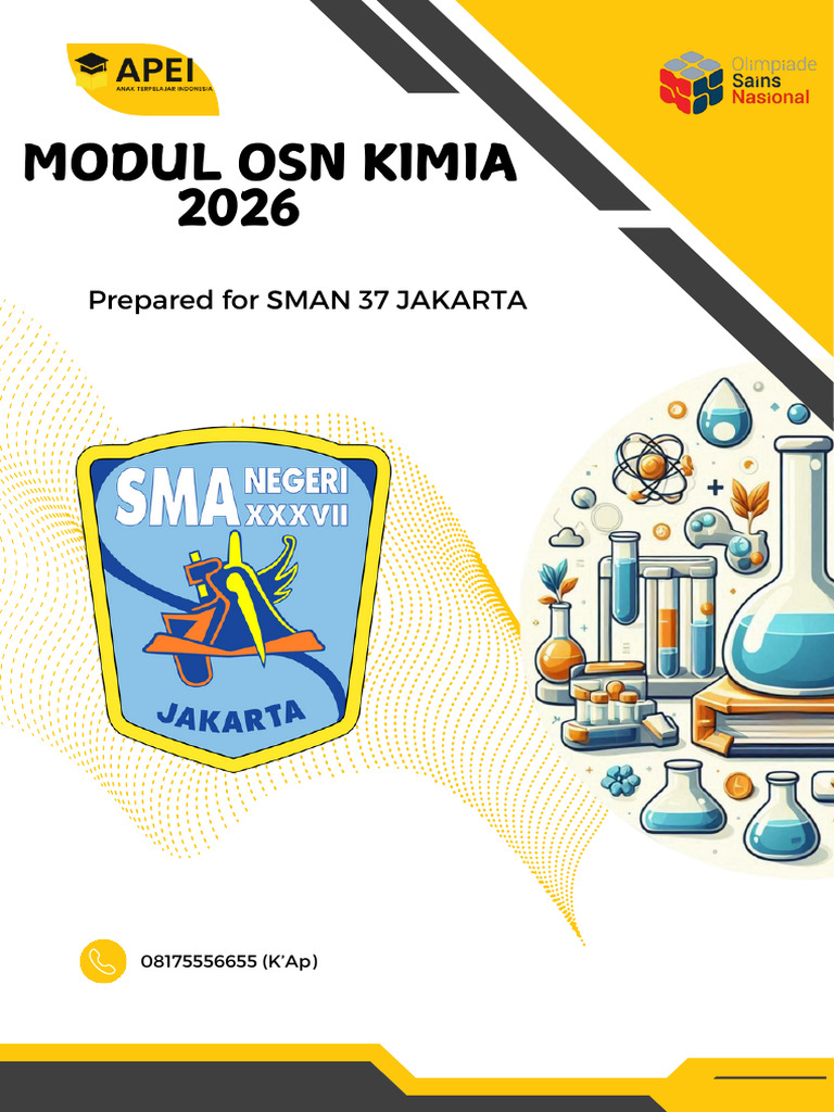 Modul Kimia Bab 1 - 260117 - 205912 | PDF