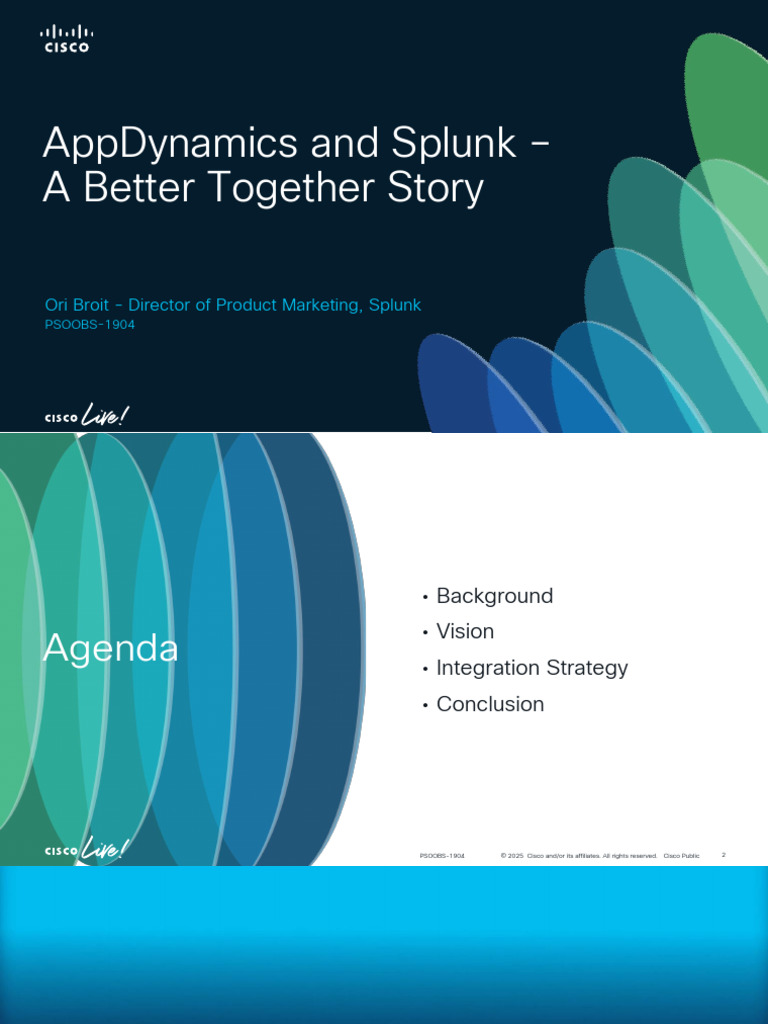 AppDynamics and Splunk - A Better Together Story - PSOOBS-1904 | PDF ...