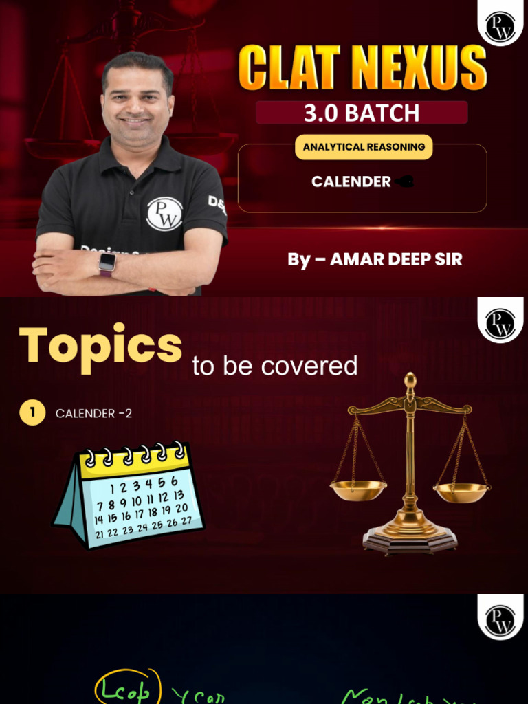 Analytical Reasoning 02 Class Notes | PDF
