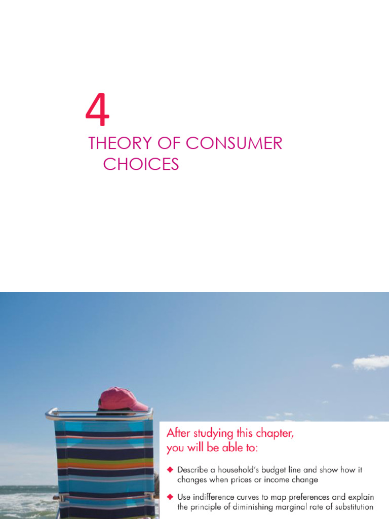 Lecture 4 - Consumer Choice | PDF | Demand | Demand Curve