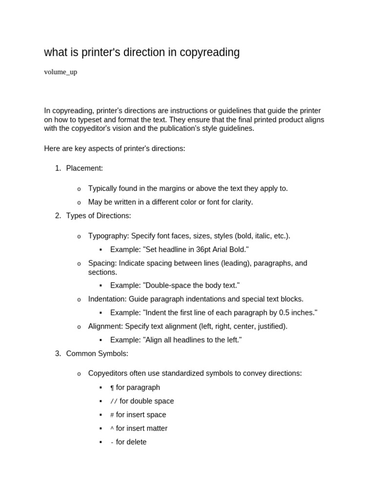 Printer's Direction | PDF | Typefaces | Bracket
