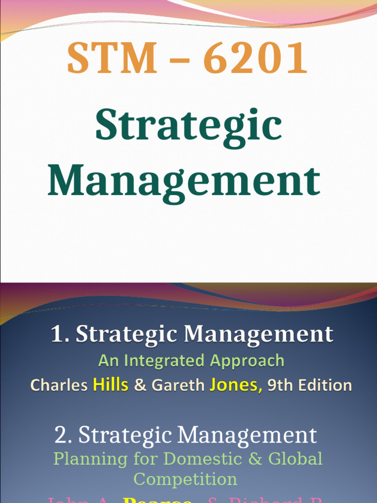 Strategic MGT Chap #1 M | PDF | Strategic Management | Swot Analysis