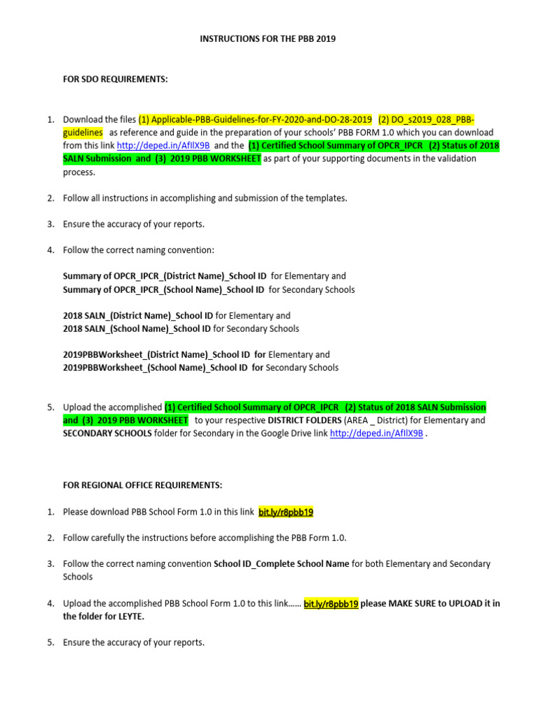 Updated 2019 PBB Instructions | PDF | Chess Theory | Chess