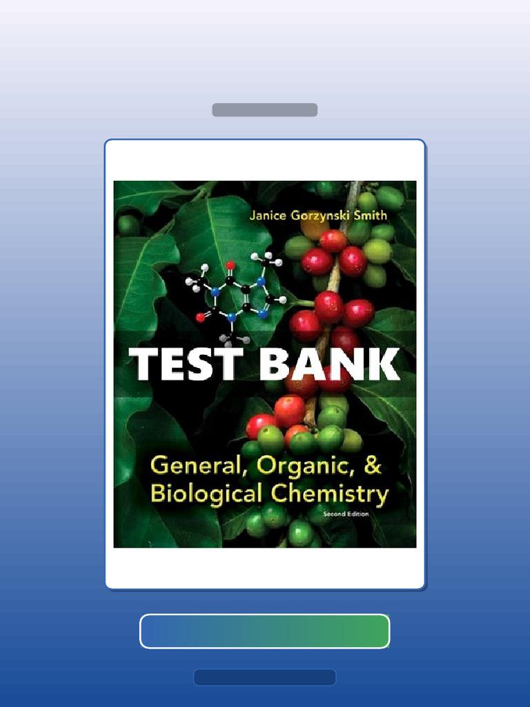 General Organic and Biological Chemistry 2nd Edition Janice Gorzynski ...