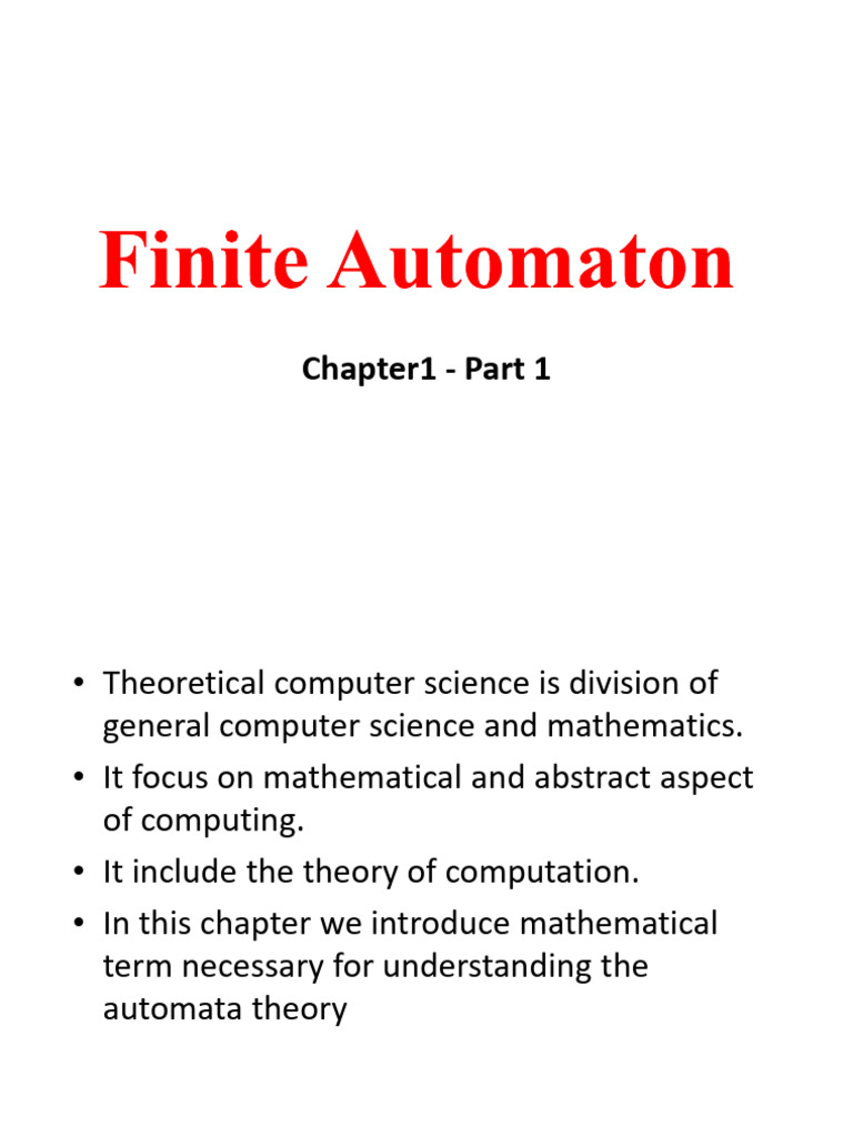 Finite Atomaton2 | PDF | String (Computer Science) | Intersection (Set ...