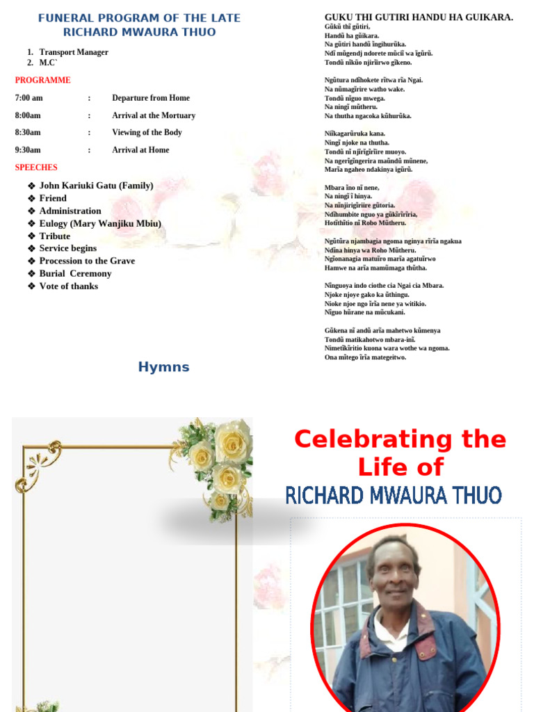 Thuo Tribute | PDF | Rituals
