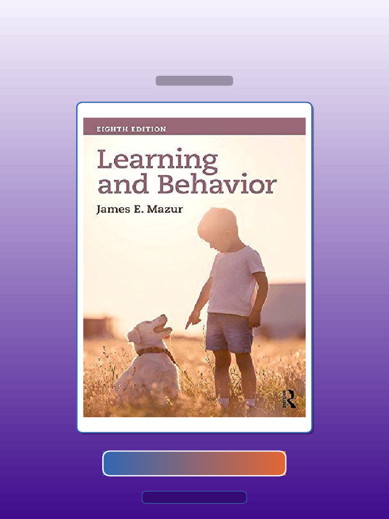 Learning Behavior Eighth Edition E-book Testbank Solutions | PDF ...