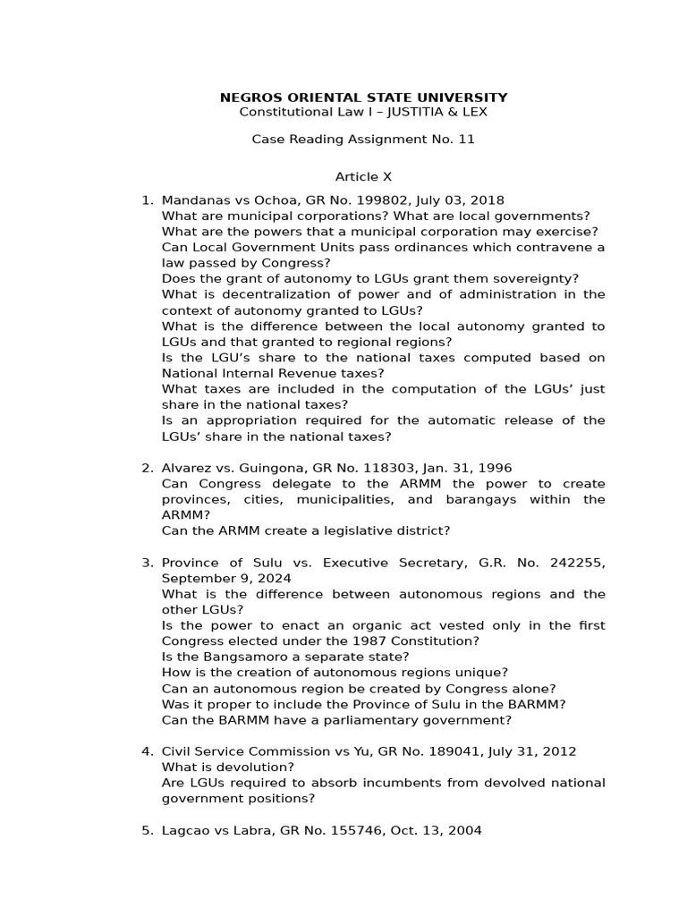 Reading-Assignment-No.-11 | PDF | Public Administration | Justice