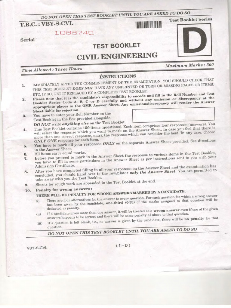 Ce Question Set D | PDF