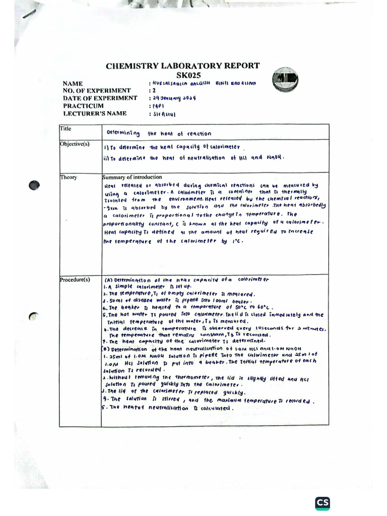 Lab Report Exp 2 | PDF