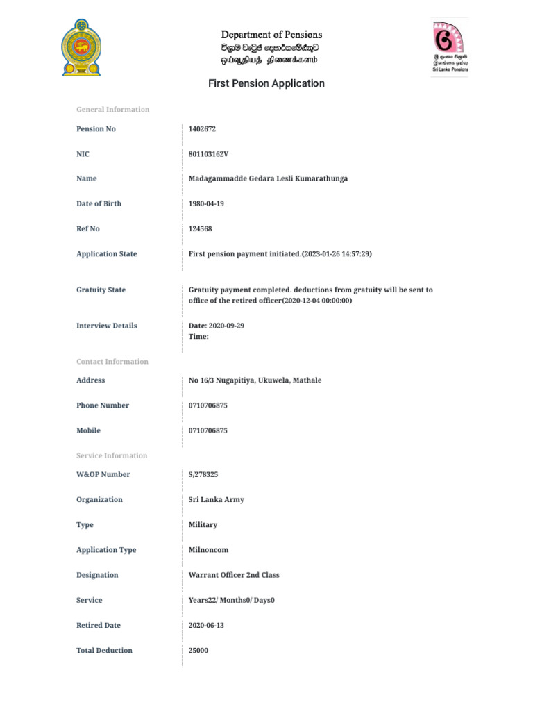 Pension | PDF