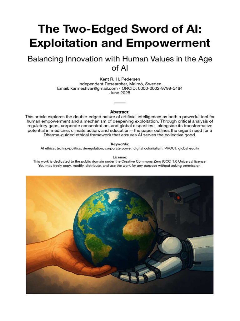 The Two Edged Sword of AI Exploitation A | PDF | Artificial ...
