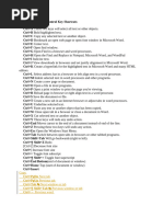 A to Z Computer Shortcut Keys Guide | PDF