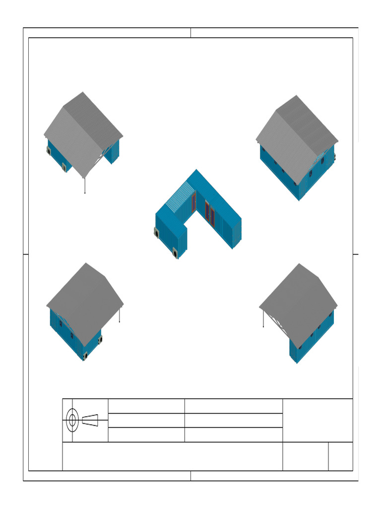 Layout Plan Warehouse Countainers-Rev.01A | PDF
