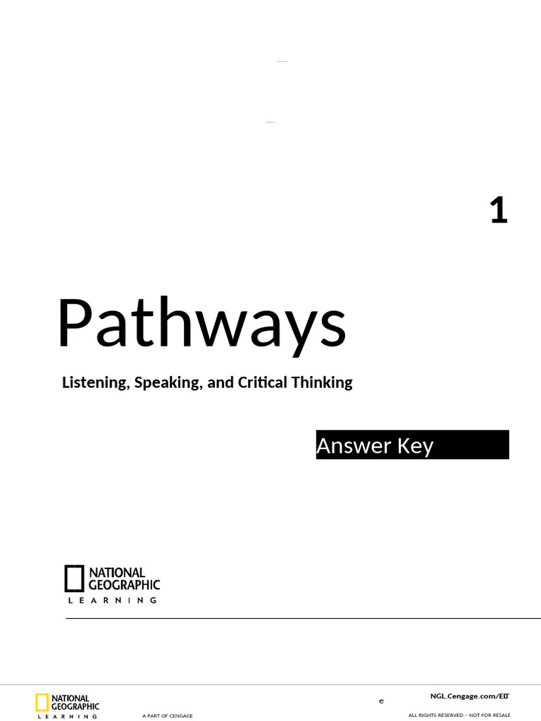 2nd Pathways Ls 1 Answer Key Tieng Anh Thuong Mai Dai Hoc Ngoai Thuong ...