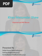 Kiran Mazumdar Shaw Leader