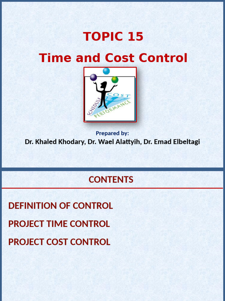 Topic 15 Project Management 2 | PDF | Project Management | Cost Accounting