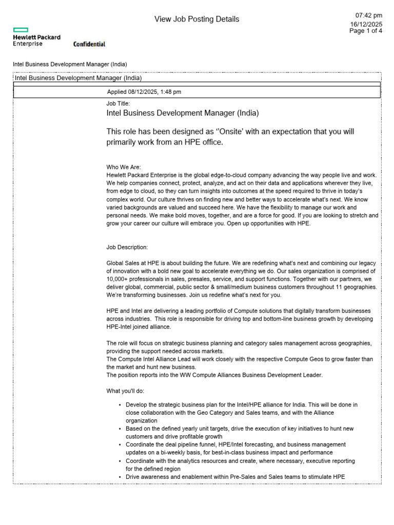 View Job Posting Details 251216 194717 | PDF | E Verify | Employment