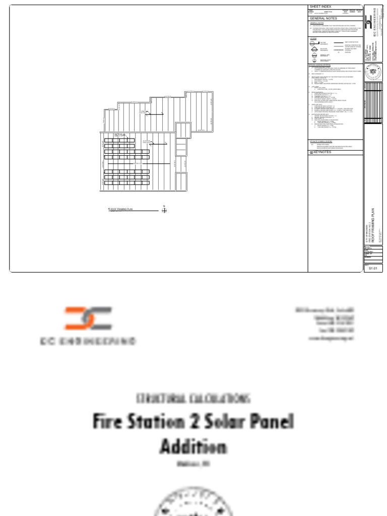 9178 Exhibit C - Roof Structural Plans and Calculations | PDF | Civil ...